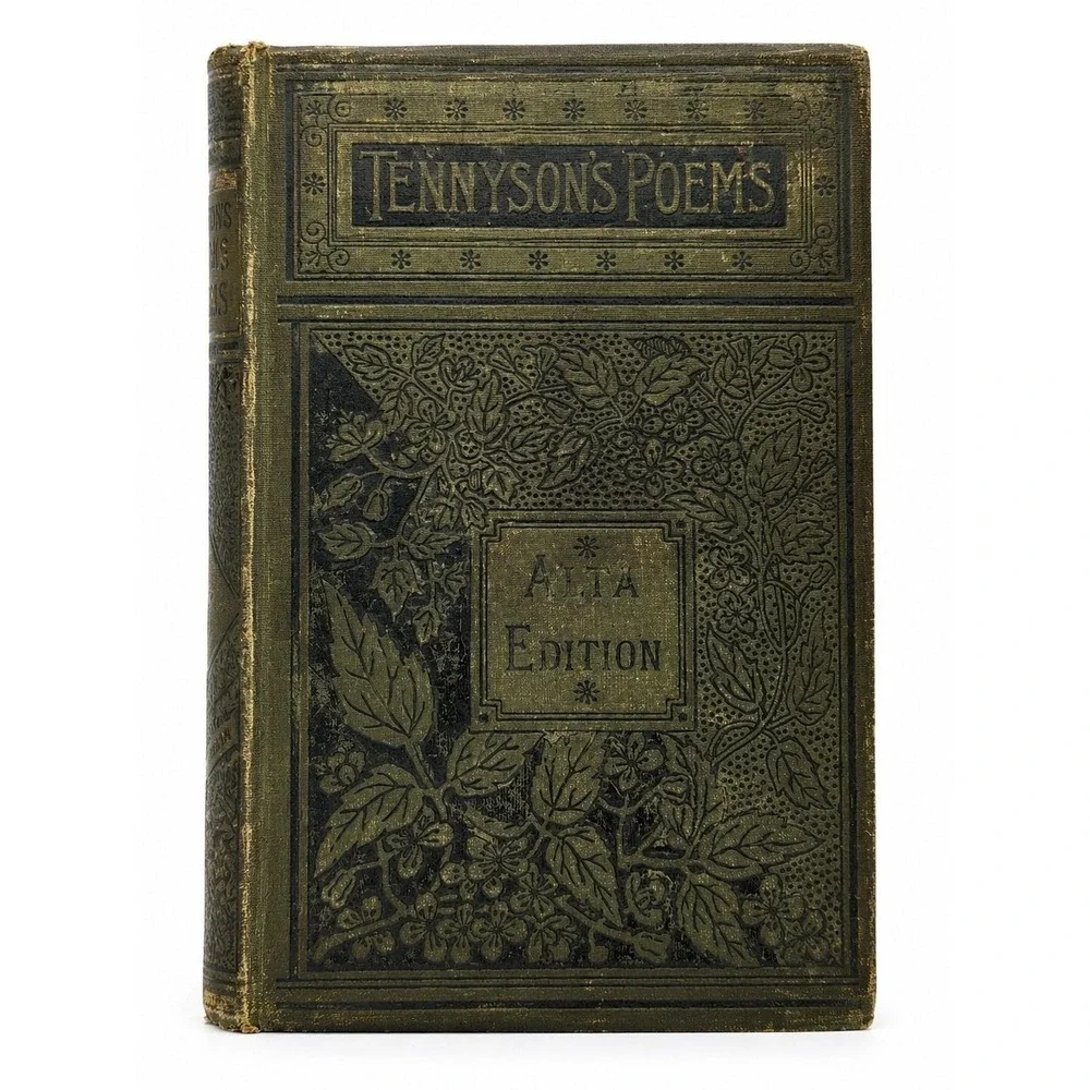 Antique Tennyson's Poems Alta Edition Porter & Coates Victorian Hardcover 1889